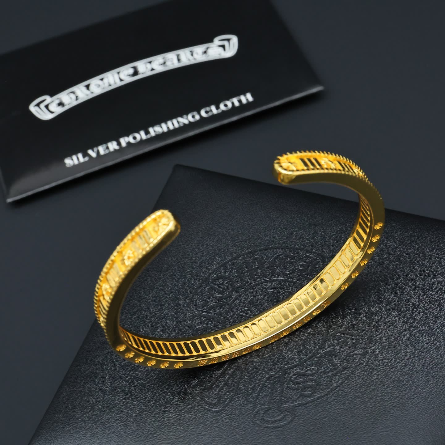 Chrome Hearts Silver Cuff Bracelet
